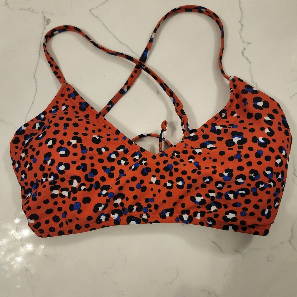 Leopard Swim top